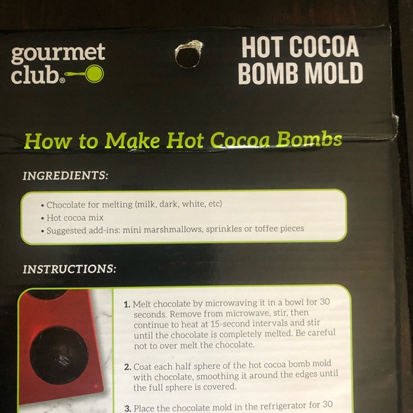 Gourmet Club Hot Cocoa Bomb Silicone Mold - Picture 2 of 5